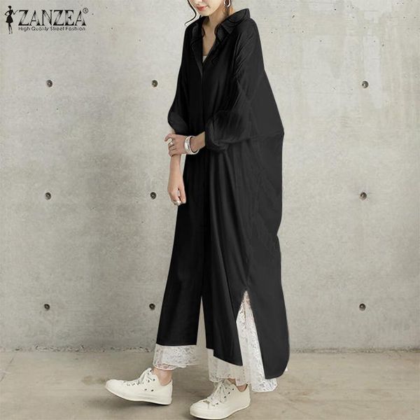 women's blouses & shirts casual long sleeve button solid blouse women irregular hem split shirt baggy oversized lapel work tunic, White
women's blouses & shirts casual long sleeve button solid blouse women irregular hem split shirt baggy oversized lapel work tunic, White