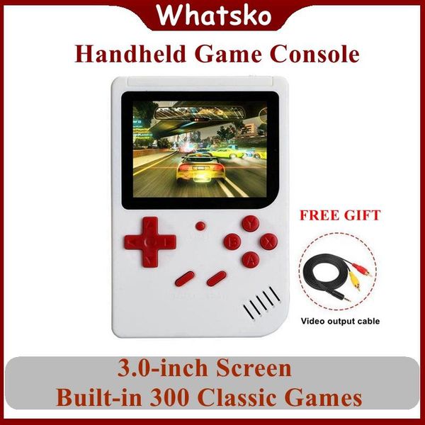 whatsko retro portable 3.0 inch screen built-in 300 games handheld player in 1 for fc gift ki players game
whatsko retro portable 3.0 inch screen built-in 300 games handheld player in 1 for fc gift ki players game