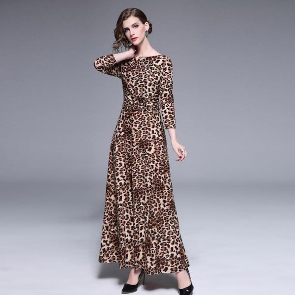 casual dresses european and american women's leopard dress long-sleeved slim, Black;gray
casual dresses european and american women's leopard dress long-sleeved slim, Black;gray
