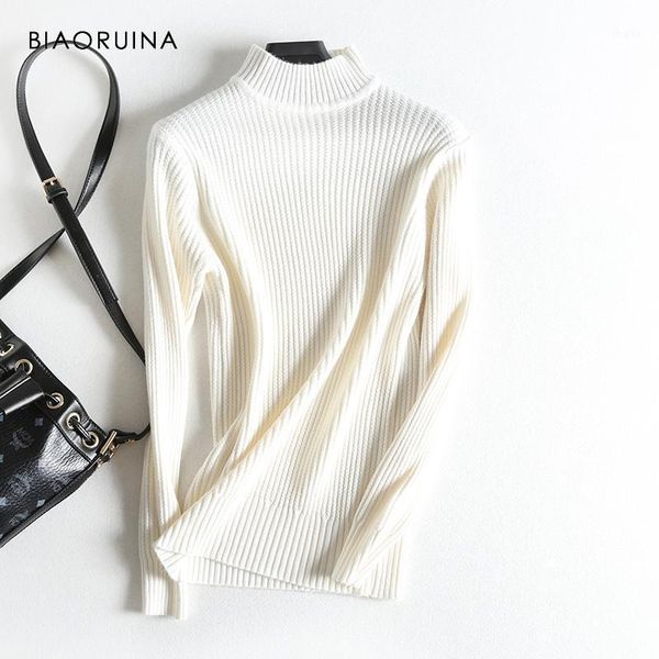 women's sweaters biaoruina 6 colors sweet solid color turtleneck knitted sweater female korean style casual all-match pullover, White;black
women's sweaters biaoruina 6 colors sweet solid color turtleneck knitted sweater female korean style casual all-match pullover, White;black
