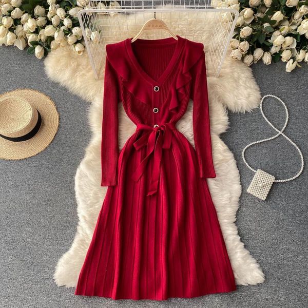 casual dresses french singer retro woman's nightgown long sleeve v neck stripes the line dressed elegant autumn streetwear frilly dress, Black;gray
casual dresses french singer retro woman's nightgown long sleeve v neck stripes the line dressed elegant autumn streetwear frilly dress, Black;gray
