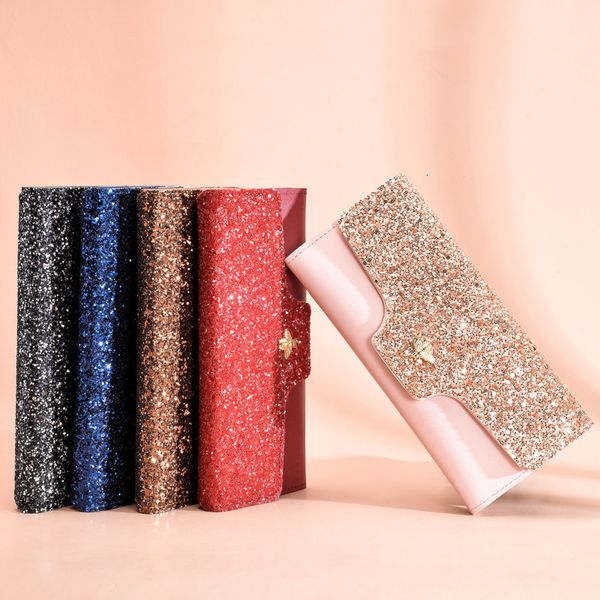 wallets three fold women hand bag luxury wallet glitter decoration purse portable card holders manufacturer seller fashion packs c, Red;black
wallets three fold women hand bag luxury wallet glitter decoration purse portable card holders manufacturer seller fashion packs c, Red;black