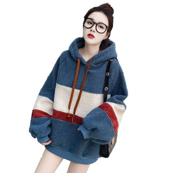 women's hoodies & sweatshirts sweatshirt autumn winter hooded jacket pullover lambskin faux fur hoodie sportswear casual 14, Black
women's hoodies & sweatshirts sweatshirt autumn winter hooded jacket pullover lambskin faux fur hoodie sportswear casual 14, Black