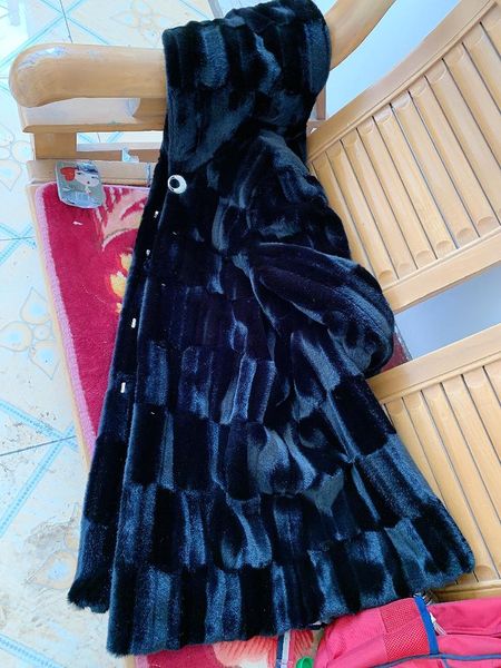 women's fur & faux 2021 imitation mink coat 6xl hood winter women leather fake female, Black
women's fur & faux 2021 imitation mink coat 6xl hood winter women leather fake female, Black