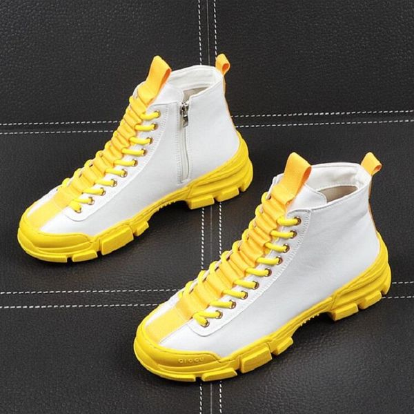 hip hops men breathable sneakers vulcanize boots male yellow black mesh casual boots tenis masculino da46
hip hops men breathable sneakers vulcanize boots male yellow black mesh casual boots tenis masculino da46