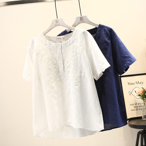 versatile short sleeve summer fat sister cotton round neck loose cover meat show thin large women's shirt 20210331 t-shirt, White
versatile short sleeve summer fat sister cotton round neck loose cover meat show thin large women's shirt 20210331 t-shirt, White