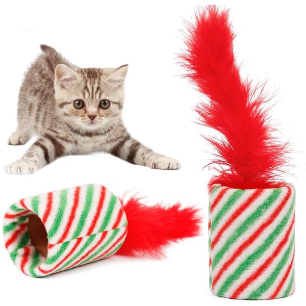 cat toys christmas feather bell small tunnel paper tube toy funny artificial teaser chasing
cat toys christmas feather bell small tunnel paper tube toy funny artificial teaser chasing