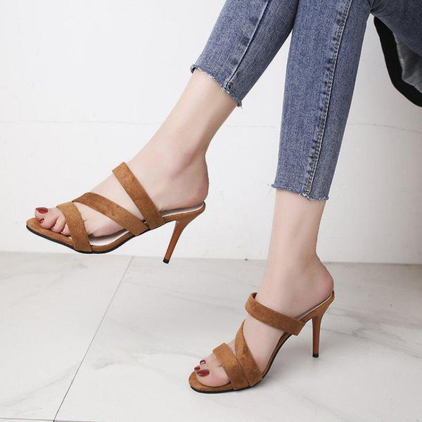 sandals pamanni woman summer slippers pointed toe non-slip fashion stiletto heels female plus size women's pump shoes, Black
sandals pamanni woman summer slippers pointed toe non-slip fashion stiletto heels female plus size women's pump shoes, Black