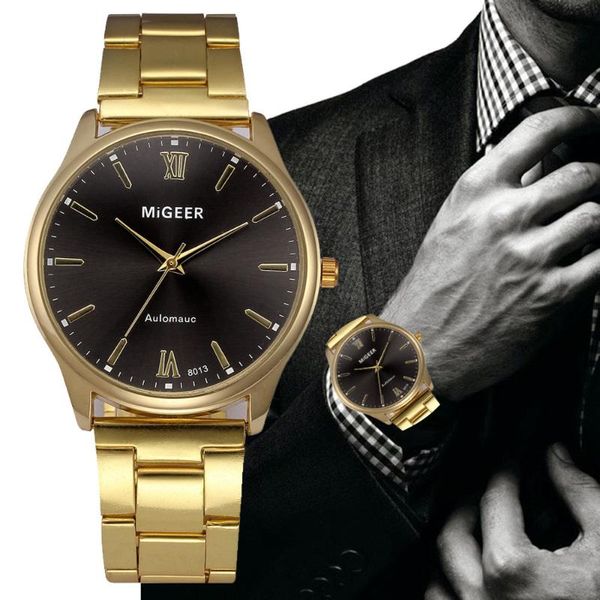 wristwatches men wrist watch fashion crystal stainless steel analog quartz man vintage wristwatch clock relogios masculinos, Slivery;brown
wristwatches men wrist watch fashion crystal stainless steel analog quartz man vintage wristwatch clock relogios masculinos, Slivery;brown