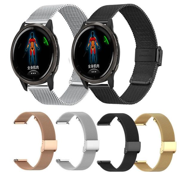 watch bands for garmin vivoactive 3 4 4s strap milanese metal band accessoires forerunner 245/645 venu sq 2 2s bracelet, Black;brown
watch bands for garmin vivoactive 3 4 4s strap milanese metal band accessoires forerunner 245/645 venu sq 2 2s bracelet, Black;brown