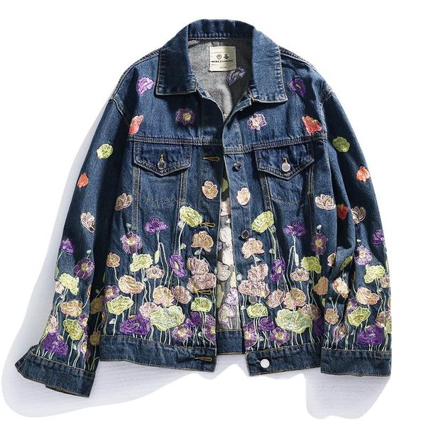 women's jackets spring heavy work flowers embroidery jeans jacket women outerwear fashion korean female short denim coat, Black;brown
women's jackets spring heavy work flowers embroidery jeans jacket women outerwear fashion korean female short denim coat, Black;brown