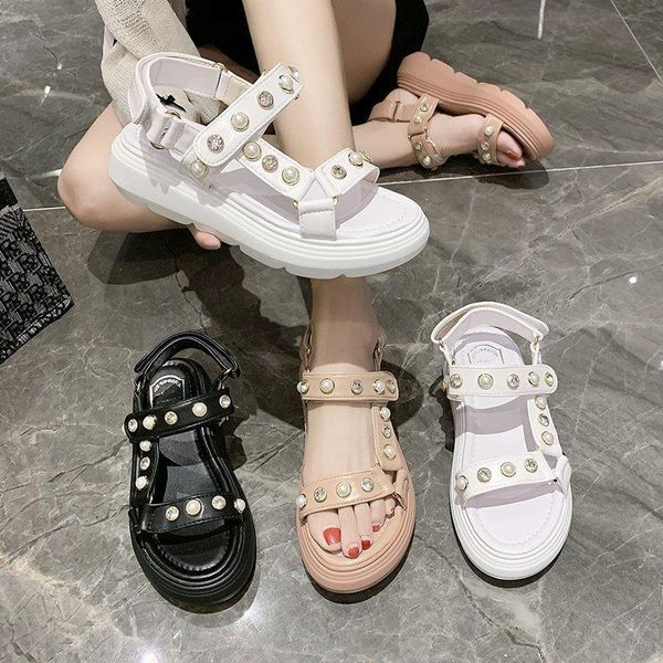pearl high heels sandals women summer shoes fashion buckle wedges black white open toe dress
pearl high heels sandals women summer shoes fashion buckle wedges black white open toe dress