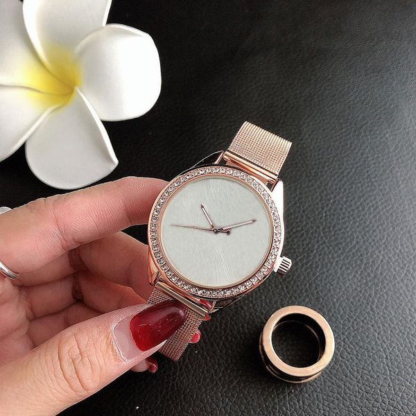 wristwatches 2021 ladies casual fashion letter watch diamond stainless steel alloy glass mirror round metal strap quartz, Slivery;brown
wristwatches 2021 ladies casual fashion letter watch diamond stainless steel alloy glass mirror round metal strap quartz, Slivery;brown