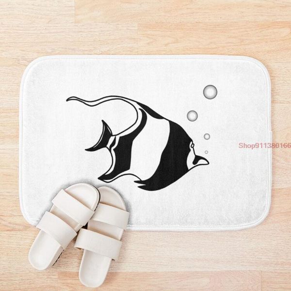 mat black and white fish 3d pattern print bath mats anti slip soft washable bathroom
mat black and white fish 3d pattern print bath mats anti slip soft washable bathroom