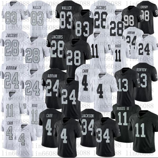 men women youth football 28 josh jacobs 83 darren waller crosby bo jackson derek carr abram clelin ferrell hunter renfrow ruggs iii jersey, Black;red
men women youth football 28 josh jacobs 83 darren waller crosby bo jackson derek carr abram clelin ferrell hunter renfrow ruggs iii jersey, Black;red