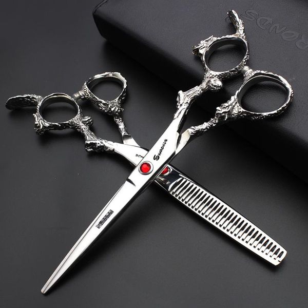 hair scissors sharonds 6 inch hairdressing suit personality red stone dragon handle style
hair scissors sharonds 6 inch hairdressing suit personality red stone dragon handle style