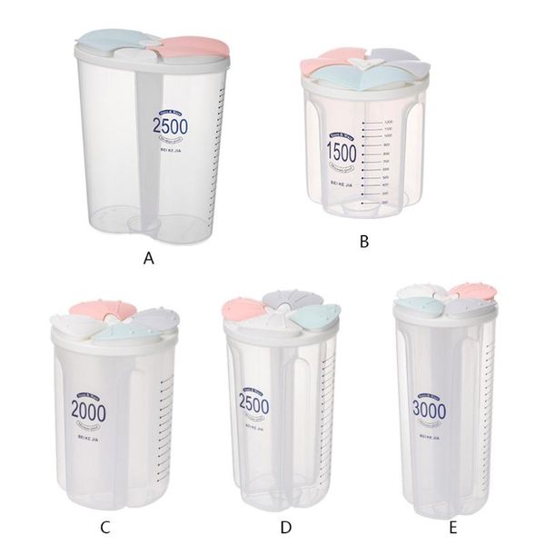 storage bottles & jars plastic jar with lids clear airtight for food flour oat home kitchen travel grade container
storage bottles & jars plastic jar with lids clear airtight for food flour oat home kitchen travel grade container
