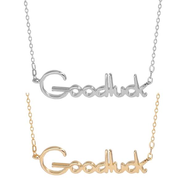 chains goodluck lucky letter pendant necklace silver clavicle chain women party cute accessories
chains goodluck lucky letter pendant necklace silver clavicle chain women party cute accessories