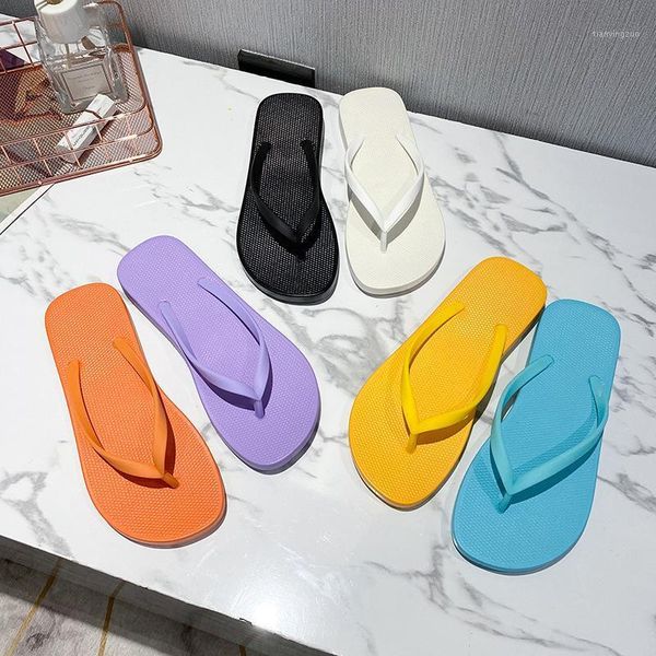 women summer slippers soft pvc couples beach flip flops solid color slip-on shoes female male fashion slides footwear1, Black
women summer slippers soft pvc couples beach flip flops solid color slip-on shoes female male fashion slides footwear1, Black