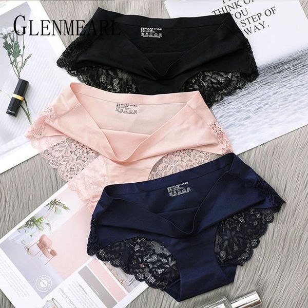 2pcs women panties silk lace seamless underwear -2xl comfortable smooth briefs lady underpants 6 colors lingerie women's, Black;pink
2pcs women panties silk lace seamless underwear -2xl comfortable smooth briefs lady underpants 6 colors lingerie women's, Black;pink