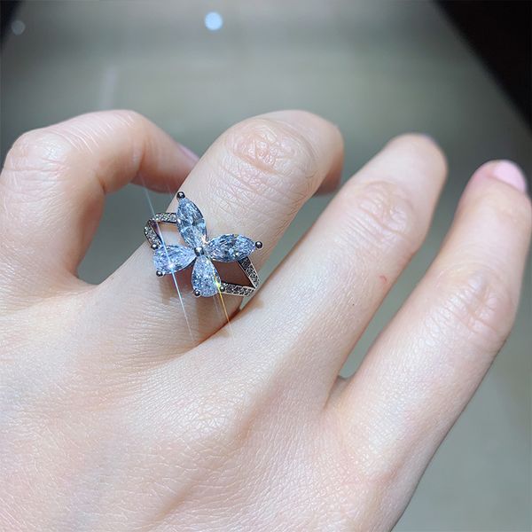 net red butterfly accessories micro inlaid fairy cool wind women's ring personalized silver ring
net red butterfly accessories micro inlaid fairy cool wind women's ring personalized silver ring