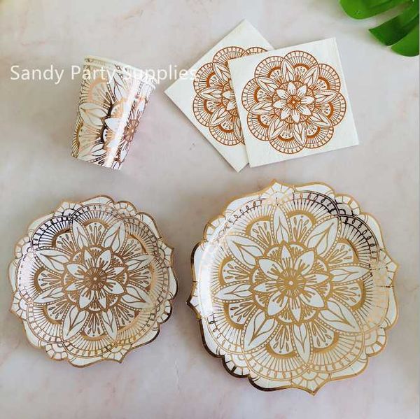 disposable dinnerware gold rose flower tableware set, paper plate towel cup, festival celebration birthday party
disposable dinnerware gold rose flower tableware set, paper plate towel cup, festival celebration birthday party