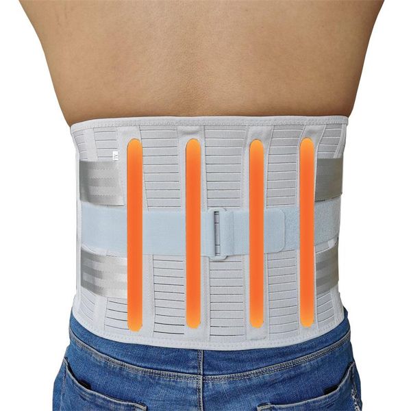 elastic waist trainer lumbar back brace belt orthopedic posture corrector steel plate magnetic support, Black;gray
elastic waist trainer lumbar back brace belt orthopedic posture corrector steel plate magnetic support, Black;gray