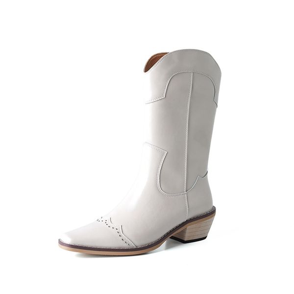 New Women Short Boots Real Leather Square Heel WomenS Shoes For Winter Fashion Mid Calf Boots Women Footwear Size 34-39, Beige
New Women Short Boots Real Leather Square Heel WomenS Shoes For Winter Fashion Mid Calf Boots Women Footwear Size 34-39, Beige