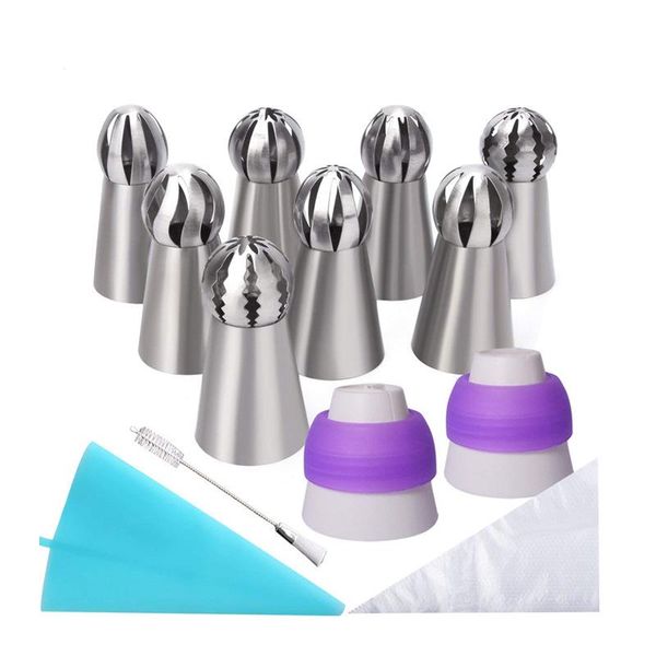baking & pastry tools 22 pcs/set silicone bag diy icing piping cream 10 disposable bags +8 nozzle set cake decorating
baking & pastry tools 22 pcs/set silicone bag diy icing piping cream 10 disposable bags +8 nozzle set cake decorating