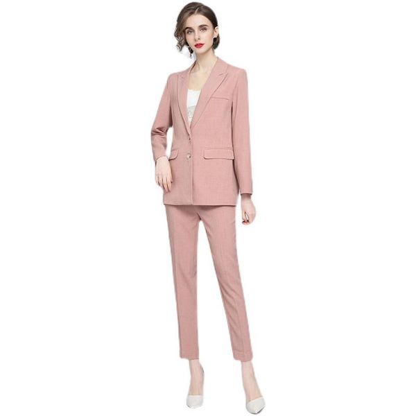 women's two piece pants white pink suit women straight-leg casual two-piece professional
women's two piece pants white pink suit women straight-leg casual two-piece professional