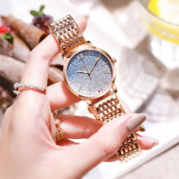 wristwatches rose gold stainless steel bracelet watch women quartz waterproof women's wristwatch relogio feminino female clock, Slivery;brown
wristwatches rose gold stainless steel bracelet watch women quartz waterproof women's wristwatch relogio feminino female clock, Slivery;brown