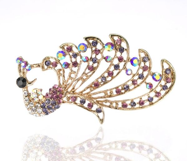 pins, brooches trendy rhinestone crystal purple diamante large peacock brooch party, Gray
pins, brooches trendy rhinestone crystal purple diamante large peacock brooch party, Gray