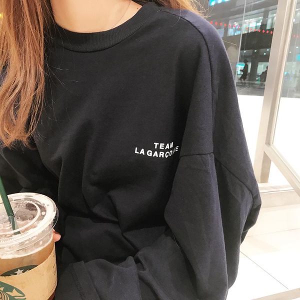 t-shirts women long-sleeve couple casual basic classic autumn letter printed daily womens all-match korean style female women's t-shirt, White
t-shirts women long-sleeve couple casual basic classic autumn letter printed daily womens all-match korean style female women's t-shirt, White