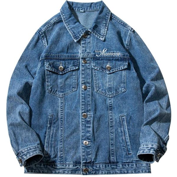 men's jackets 2021 fall fashion simple denim jacket loose casual youth embroidered light blue, dark blue, Black;brown
men's jackets 2021 fall fashion simple denim jacket loose casual youth embroidered light blue, dark blue, Black;brown