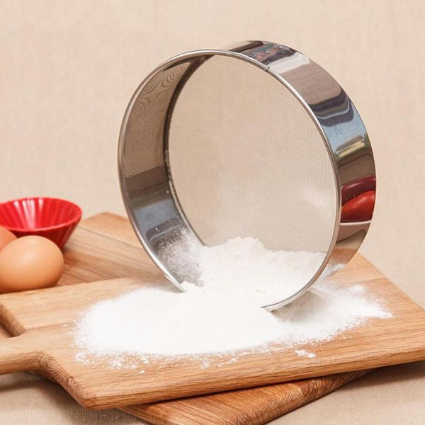 2pcs/set round 40 mesh stainless steel flour sugar sifter sieve kitchen bakeware baking & pastry tools
2pcs/set round 40 mesh stainless steel flour sugar sifter sieve kitchen bakeware baking & pastry tools