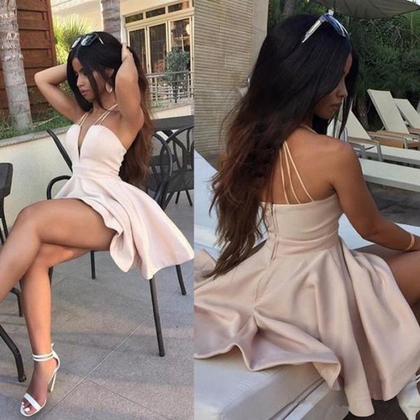 party dresses vestidos do regresso a casa v neck zipper back homecoming short/mini satin line graduation prom gowns, White;black
party dresses vestidos do regresso a casa v neck zipper back homecoming short/mini satin line graduation prom gowns, White;black