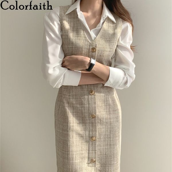 colorfaith new 2021 spring autumn women dresses sleeveless high waist checkered fashionable office lady wild long dress dr1323, Black;gray
colorfaith new 2021 spring autumn women dresses sleeveless high waist checkered fashionable office lady wild long dress dr1323, Black;gray
