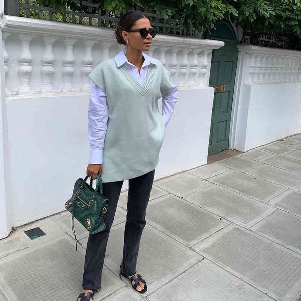 sweater v neck sleeveless long loose side split knitted women sweater 2021 spring casual new fashion vest, White;black
sweater v neck sleeveless long loose side split knitted women sweater 2021 spring casual new fashion vest, White;black