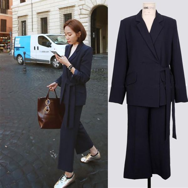 work pant suits 2 piece sets breasted striped blazer jacket & zipper office lady suit women outfits autumn women's two pants, White
work pant suits 2 piece sets breasted striped blazer jacket & zipper office lady suit women outfits autumn women's two pants, White