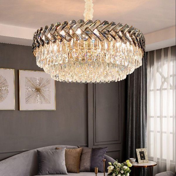 chandeliers modern crystal chandelier for living room luxury round cristal light fixture kitchen island dining decor chain lighting
chandeliers modern crystal chandelier for living room luxury round cristal light fixture kitchen island dining decor chain lighting