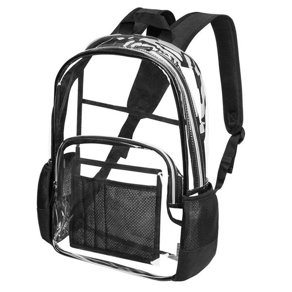 backpack clear transparent pvc waterproof school travel for teenager girl boy women men
backpack clear transparent pvc waterproof school travel for teenager girl boy women men