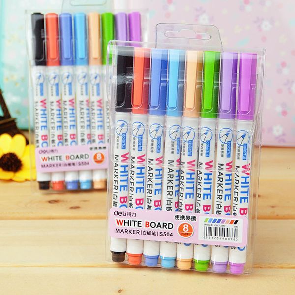 painting pens deli s504 color 8-color erasable water writing office teaching whiteboard pen set, Black;red
painting pens deli s504 color 8-color erasable water writing office teaching whiteboard pen set, Black;red