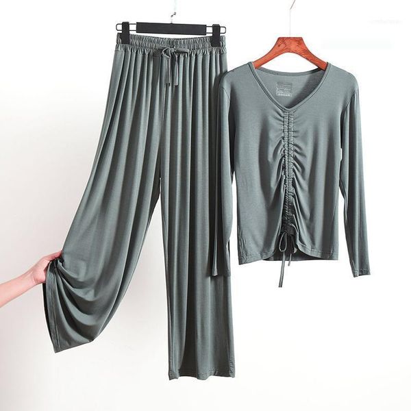 two piece dress 2 set women tracksuits modal cotton long sleeve thin spring women's cute outer wear loose-fit homewear pieces suits1, White
two piece dress 2 set women tracksuits modal cotton long sleeve thin spring women's cute outer wear loose-fit homewear pieces suits1, White