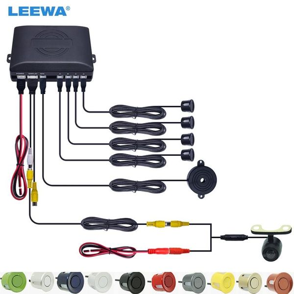 car rear view cameras& parking sensors leewa 4-sensor rearview sensor reversing aid system with 16.5mm external mounting camera #ca1872
car rear view cameras& parking sensors leewa 4-sensor rearview sensor reversing aid system with 16.5mm external mounting camera #ca1872