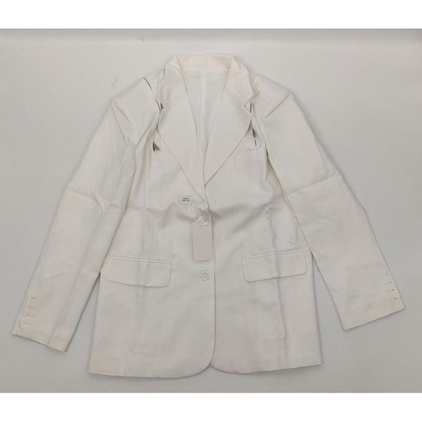 women's suits & blazers yuerwang women blazer patchwork white suit coat all match irregular loose casual ladies jacket autumn female 2, White;black
women's suits & blazers yuerwang women blazer patchwork white suit coat all match irregular loose casual ladies jacket autumn female 2, White;black