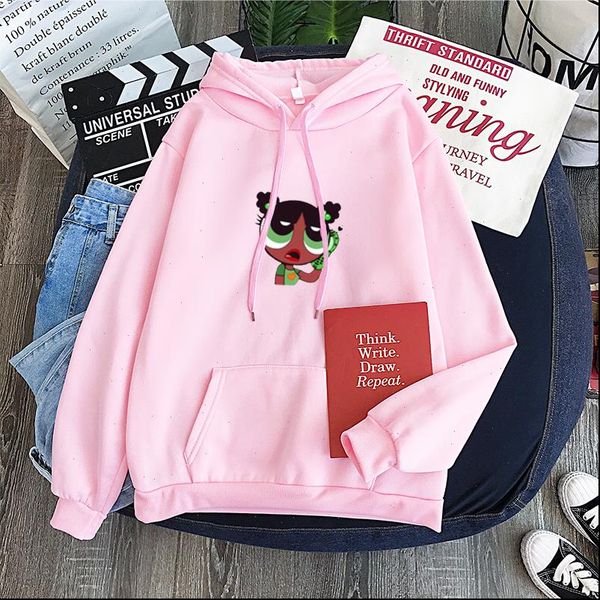 womens hoodies cartoon super power girl 10 colors korean hooded female polyester thicken warm lady autumn fashion, Black
womens hoodies cartoon super power girl 10 colors korean hooded female polyester thicken warm lady autumn fashion, Black