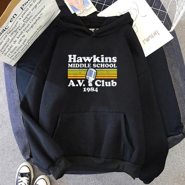 men's hoodies & sweatshirts fremden dinge 1983 druck harajuku mode frauen warme mit kapuze herbst winter fleece casual y2k sportswear, Black
men's hoodies & sweatshirts fremden dinge 1983 druck harajuku mode frauen warme mit kapuze herbst winter fleece casual y2k sportswear, Black