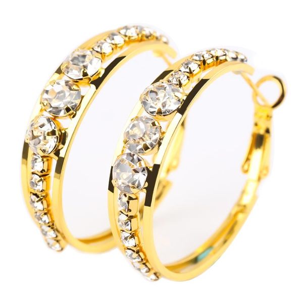 hoop & huggie fashion crystal earrings for women wedding engagement party statement 2021 simple design big circle jewelry gift, Golden;silver
hoop & huggie fashion crystal earrings for women wedding engagement party statement 2021 simple design big circle jewelry gift, Golden;silver