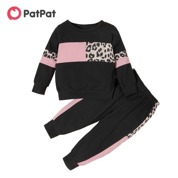 2-piece baby toddler girl splice colorblock leopard print long-sleeve pullover and pants set boy kids clothes 210528, White
2-piece baby toddler girl splice colorblock leopard print long-sleeve pullover and pants set boy kids clothes 210528, White