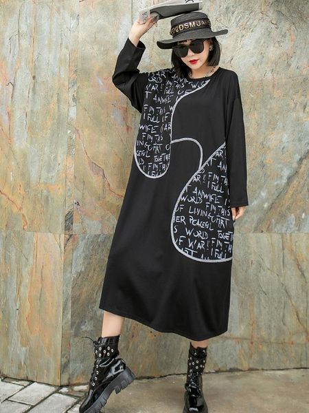 casual dresses superaen 2021 autumn design loose retro fashion o-neck mid-calf straight woman dress, Black;gray
casual dresses superaen 2021 autumn design loose retro fashion o-neck mid-calf straight woman dress, Black;gray